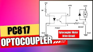 PC817  PC817 Optocoupler  PC817 Relay Driver [upl. by Eelyrehc]