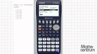 Linjära funktioner  Grafräknare II  Matematik 1 [upl. by Odrautse296]