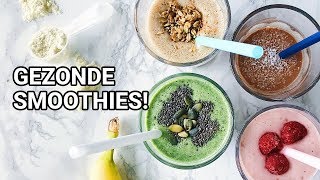 4 Recepten voor Gezonde Smoothies met Proteïne [upl. by Nner739]