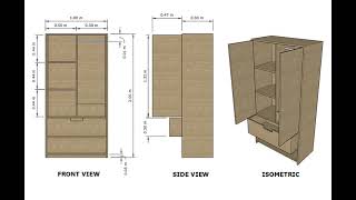 Design 1 Wardrobe Cabinet simple design [upl. by Trevorr]