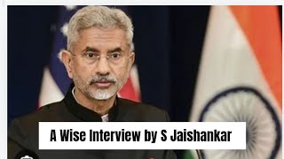 A Wise Interview by S Jaishankar Sjaishankar BRICS2024 [upl. by Noramac251]