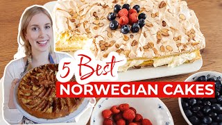 5 Best NORWEGIAN CAKES With Recipes [upl. by Bilbe]