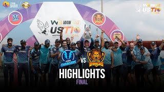 US Masters T10 2023 Final Highlights New York Warriors vs Texas Chargers  Match 25 [upl. by Ilario]