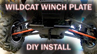 DIY Textron  Arctic Cat Wildcat Winch Plate Install  VERY EASY [upl. by Bianca]