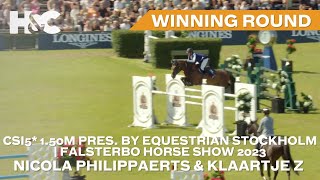 Nicola Philippaerts amp Klaartje Z Win The CSI5 150m  Falsterbo Horse Show 2023 [upl. by Hollander168]