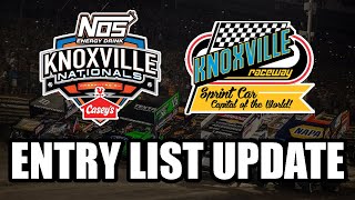 KNOXVILLE NATIONALS Entry List Update As of July 15th [upl. by Medrek895]