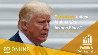 Donald Trump distanziert sich von Rassisten und Nazis [upl. by Eilrac]