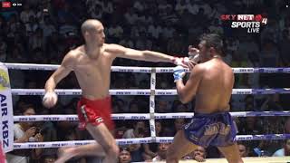 Lethwei Championship Dave Leduc vs Tun Tun Min 3 [upl. by Jaquenetta]