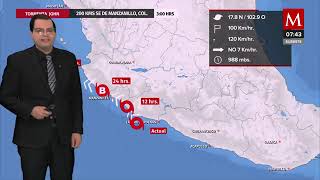 noticias 🗞️ clima para hoy 27 de septiembre en México [upl. by Kohn]