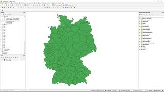 Postleitzahlen in QGIS zusammenfassen [upl. by Airehs]