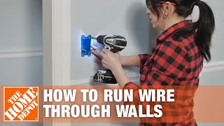 Unbelievable Trick to Run Wires Through Walls and Fix Drywall  You Wont Believe What Happens Next [upl. by Nodanrb]