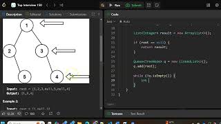 Binary Tree Right Side View [upl. by Akerdna]