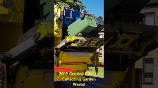 2019 Geesink Norba GPM IV Collecting Garden Waste In Dacorum bintruck garbagetruck [upl. by Aliekahs]