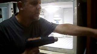 How To Fix A Noisy GE Refrigerator  Freezer Fan temporarily [upl. by Eissolf917]