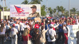 Desfiló pueblo de Cienfuegos este Primero de Mayo [upl. by Annahsor897]