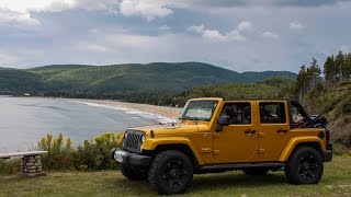 Jeep Wrangler JK Hard top removal soft top installation [upl. by Anirt225]