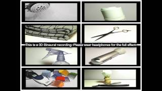 64 3D Sound  Hairdressers Virtual Barber shop Binaural  SOUNDsculptures ASMR [upl. by Cirone]