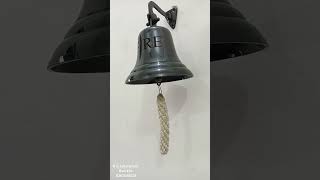 Black Antique Brass Fire Engraving Bell [upl. by Coplin]