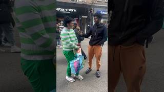 WHAT DID HE SAY JUST SAY🤬 blowup ireland irish viralvideo publicinterview prank [upl. by Aneeuq]