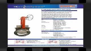 Knife Edge Gate Valve Catalogue HDquot [upl. by Hteik943]