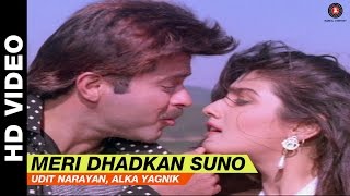 Meri Dhadkan Suno  Laadla  Udit Narayan Alka Yagnik  Anil Kapoor amp Sridevi [upl. by Hgieliak747]