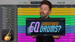 How to EQ GarageBand Drums GarageBand Tutorial [upl. by Ennasor]