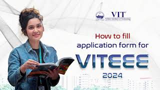 VITEEE 2024  B Tech Admissions  How to apply  VIT Engineering Entrance Examination 2024 [upl. by Nageek]