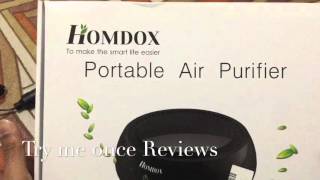 Homdox True HEPA Air Purifier  Review  Try me Once Reviews [upl. by Tijnar]