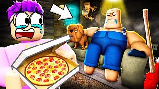 Can We Escape ROBLOX LAST ORDER EVIL PIZZA MAN ATTACKED US [upl. by Annawal]