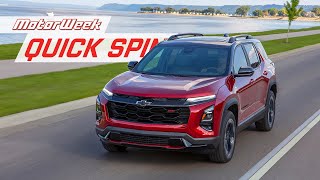 2025 Chevrolet Equinox  MotorWeek Quick Spin [upl. by Aneehta]