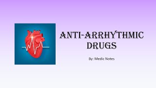 Antiarrhythmic drugs  classes digoxin amiodarone mechanism of action adverse drug reactions [upl. by Zebapda]