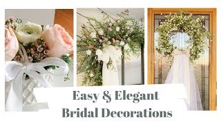 Easy and Elegant DIY Bridal Shower Decorations [upl. by Aseefan]