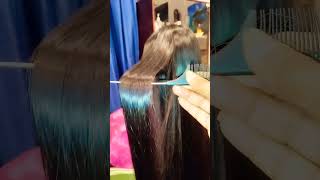 Rebonding by saloonruusobha 077 4188 553 trending smoothening haircare rebonding viralvideo [upl. by Odlanyer710]