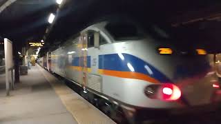 Acela Train 35513312  MARC IV  II 80197792 leaving Baltimore  Penn Station [upl. by Bliss331]