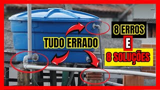 O MELHOR ESQUEMA DE INSTALAÇÃO DE CAIXA DE ÁGUA DO YOUTUBE  8 SOLUÇÕES PARA SUA CAIXA DAGUA [upl. by Llednar]