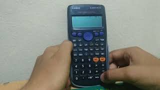 Como usar una calculadora científica Casio básica [upl. by Rodge]