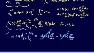 834PDEs Finite Element Method Element Equations Part 2 [upl. by Naujal]