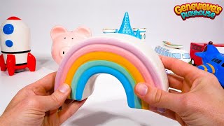 Piggy Bank Smash Toy Learning Video for Toddlers and Kids [upl. by Particia]