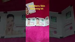 Asta Berry Skin whitening facial kit cosmetics beauty facial facialathome parlour astaberry [upl. by Aikkin]