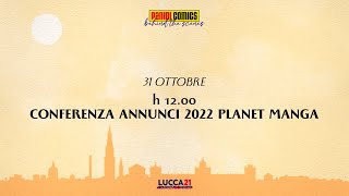 Conferenza annunci 2022 Planet Manga [upl. by Asilad109]