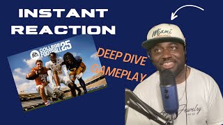 EA SPORTS College Football Deep Dive REACTION [upl. by Maurise]