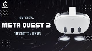 How to install Meta Quest 3 Prescription Lenses [upl. by Yellah]