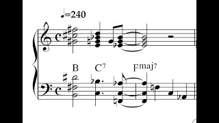 Giant Steps but it cycles tritones [upl. by Nosilla]