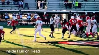 Luke Adcock QB Highlights Stigler vs Sallisaw [upl. by Steffy]