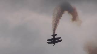 Pitts S2S Special at Clacton on Sea Airshow 2023 [upl. by Joacima]