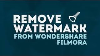 How To Remove Filmora Watermark For Free Permanently2018 Updated [upl. by Ingar]