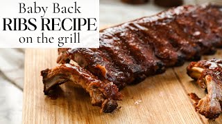 Recipe for Baby Back Ribs on the Grill [upl. by Aryas286]