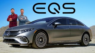 2022 Mercedes EQS Review  Not The SClass You Think It Is [upl. by Jarv912]