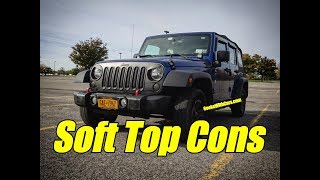 Jeep Wrangler Unlimited Soft Top Pros and Cons  Should you buy a Soft Top Jeep [upl. by Rosner304]