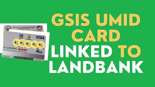 GSIS UMID CARD ONLINE BANKING VIA LANDBANK [upl. by Lon]